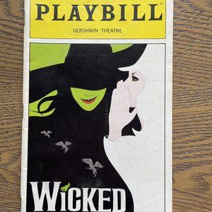 WICKED - Playbill - Gershwin Theatre NYC/2004 Jennifer Laura Thompson as Glinda